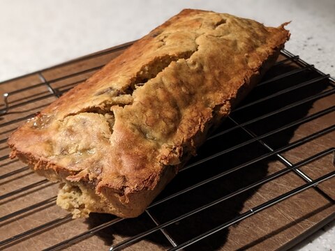 ホケミだが砂糖なしのバナナケーキ